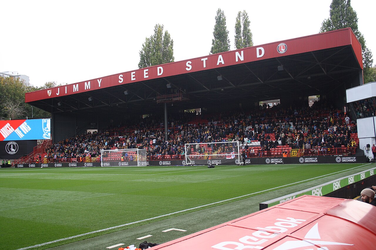 Wednesday supporters filling an away stand at The Valley.